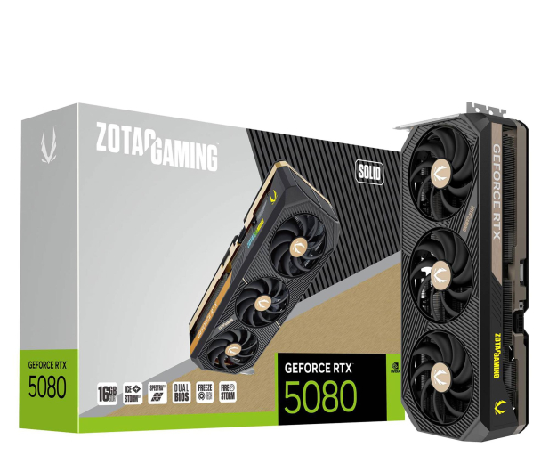 Zotac GeForce RTX 5080 Solid 16GB GDDR7 DLSS5 - 1309830 - zdjęcie